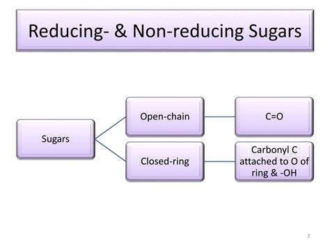 Ppt Lab Activity 2 Reducing And Non Reducing Sugars