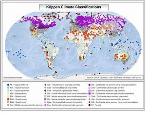 Brian B 39 S Climate Blog Global Köppen Climate Classifications