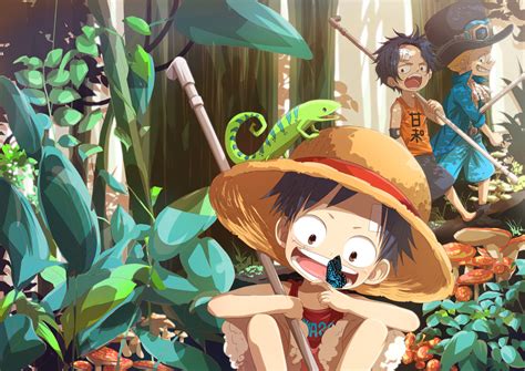 One Piece Monkey D Luffy Sabo Portgas D Ace Wallpapers Hd