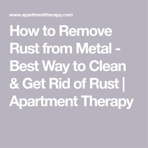 5 Tried And True Methods For Removing Rust From Metal Objects How To