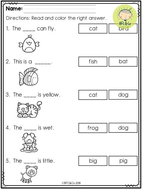 Kindergarten Read And Write Freebie Kindergarten Reading Kindergarten