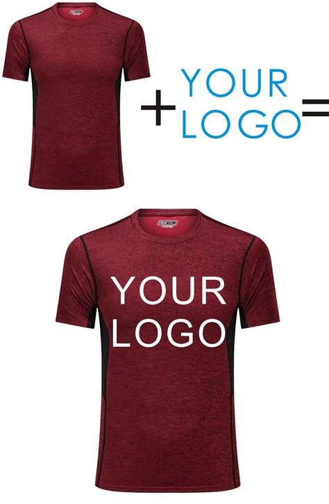 Custom Printing Logo Dry Fit Polyester T Shirt Men Sport Gym Tshirt Tee