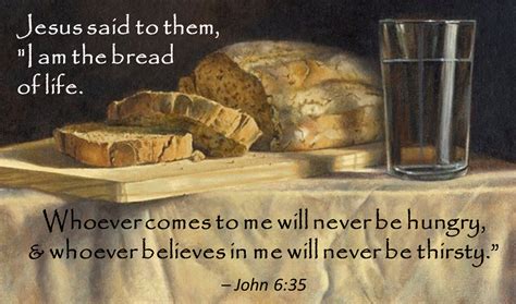 Bread (of Life) and (Living) Water