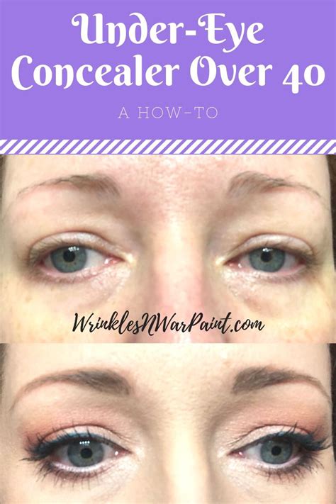 Under Eye Concealer Over 40 A How To With Lots Of Photos On