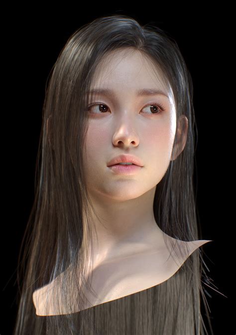 Jiuvirtual Human Seonghwan Jang In 2022 Human Portrait Face And Body