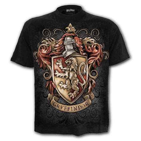 Gryffindor Mens Black Print Official Harry Potter T Shirt • Immoral