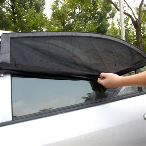 Auto Car Side Rear Window Car Sun Shade Black Mesh Solar Protection Car
