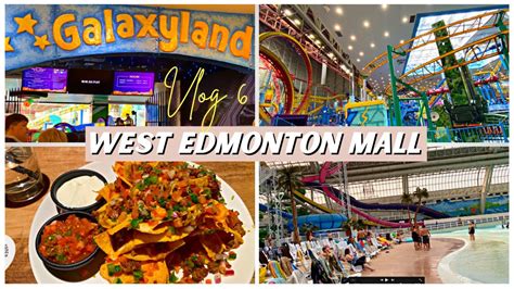 West Edmonton Mall Galaxyland And Water Park 2021 Vlog 6 Ilinca