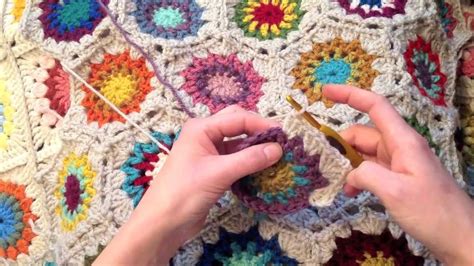 Indie Lovely Star Flower Hexagon Crochet Pattern Youtube