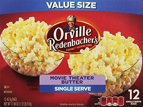 Orville Redenbachers Gourmet Popping Corn Movie Theater Butter Single