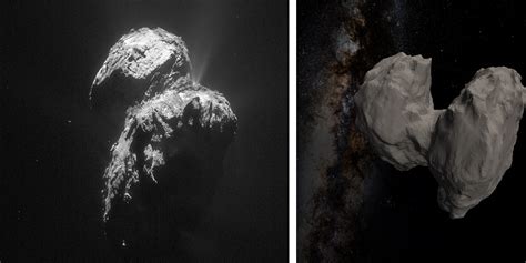 European Space Agency Releases New 3d Images Of Comet 67p