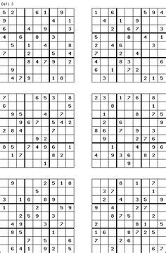 Offers one new sudoku puzzle daily for each level. 22 Sudoku (LEISURE) ideas | sudoku, sudoku puzzles, learning