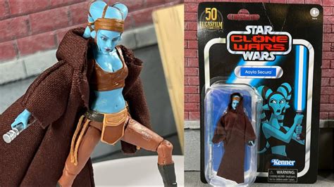 Star Wars Vintage Collection Aayla Secura Clone Wars Action Figure