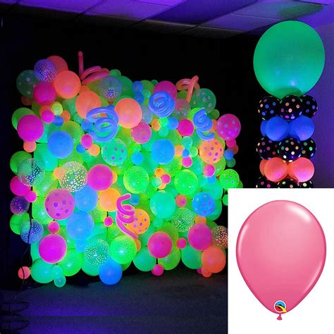 Qualatex Neon Party Balloons Neon Magenta Balloons4you New