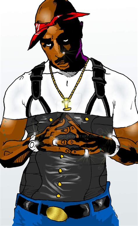 2pac By Akmetoons On Deviantart