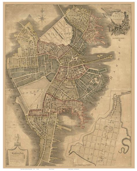 Old Maps Of Boston
