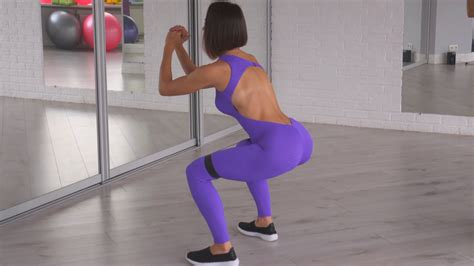 Fit Woman Doing Squats At Gym Stock Video Footage 0030 Sbv 328563483
