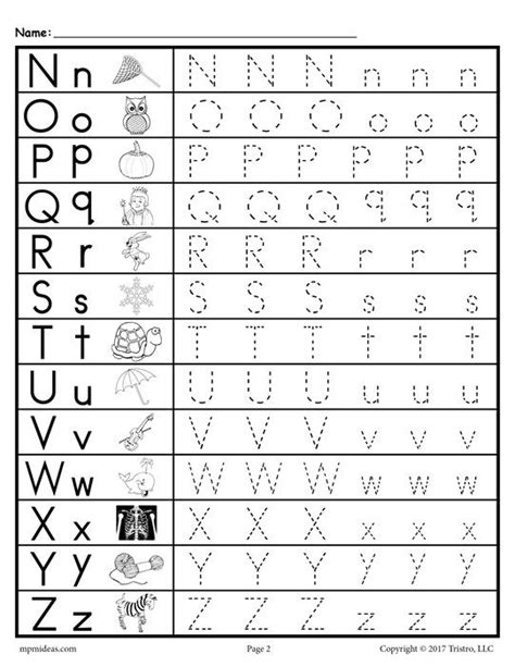 Free printable lowercase alphabet tracing worksheets a to z activity with image is wonderful way to teach kids about lowercase english letters. Uppercase and Lowercase Letter Tracing Worksheets ...