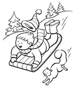 20+ Free Printable Winter Coloring Pages - EverFreeColoring.com