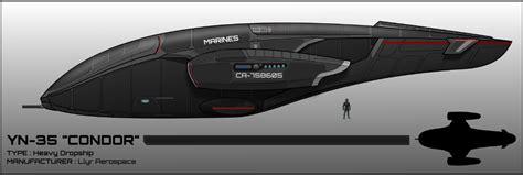 CONDOR Heavy Dropship by breizh87 on DeviantArt | Starship concept, Starship design, Concept ships