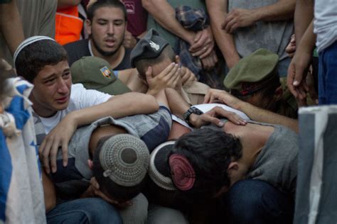 Mourning Military Strikes After Israeli Teens Found Dead National