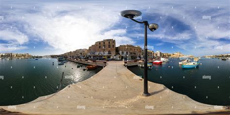 360° View Of Harbour Of Marsascala Malta Alamy