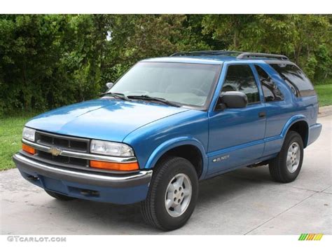2000 Space Blue Metallic Chevrolet Blazer Ls 4x4 17696230 Photo 29