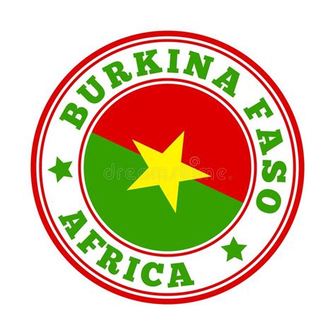 Signe Du Burkina Faso Illustration De Vecteur Illustration Du