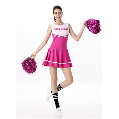 Moonight 6 Color Sexy High School Cheerleader Costume Cheer Girls Uniform Party Outfit Fancy