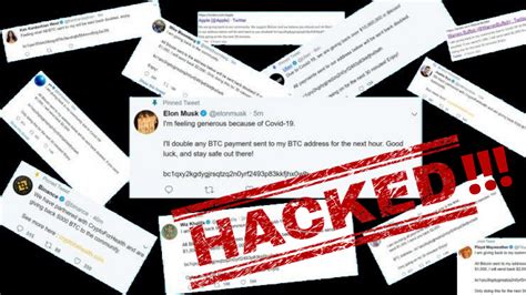 Twitter Hacked In Massive Bitcoin Scam Joe Biden Elon Musk Accounts