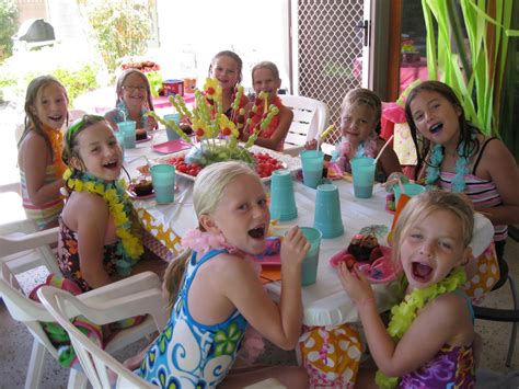 Sweet Shoppe Girly Luau Birthday Party