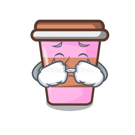 Sad Cup Of Coffee Cartoon Stock Illustration Illustration Of