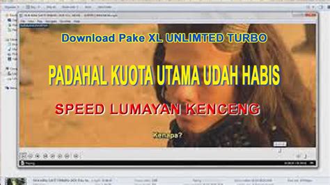Dapatkan gratis kuota 12gb selama 1 tahun dan bonus kuota 96gb. Tes download film pake xl unlimited Turbo | Kuota Utama Habis - YouTube