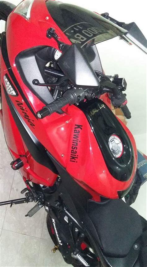 Sensasinya sangat berbeda dengan stang new megapro. Jual kondom tangki /cover tangki ninja 250 karbu di lapak ...