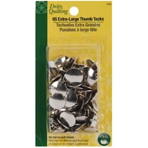 dritz 86793 dritz quilting extra large thumb tacks 65 pkg