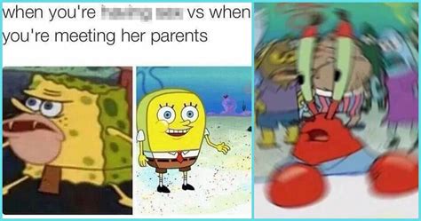 It took a bit of convincing and some good old cash to get her to come with me. Spongebob Memes That will Have You Howling | TheThings