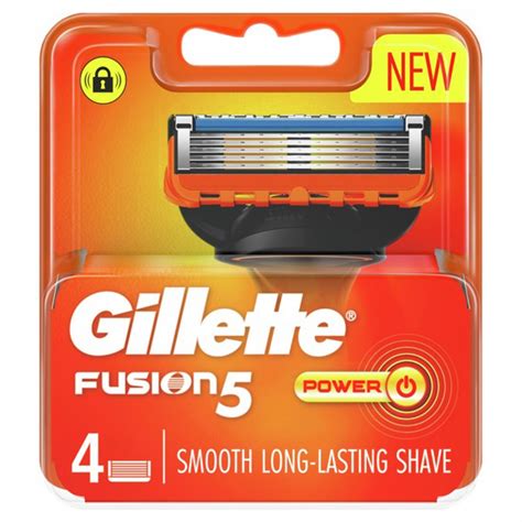 gillette fusion 5 power razor blades 4 pack big w