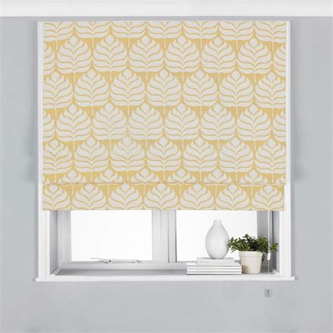 Horto Ochre Blackout Roman Blind Dunelm