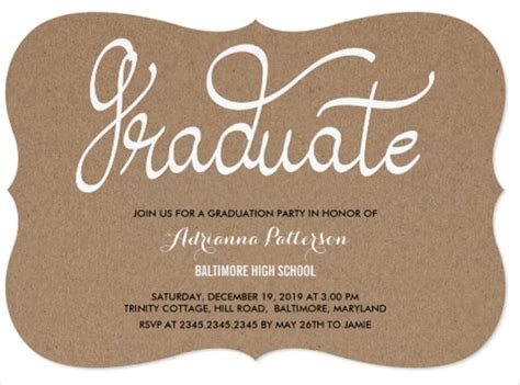 graduation invitation templates psd ai word