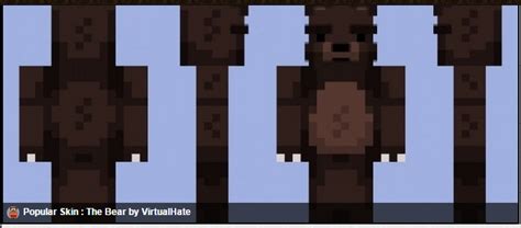 The Bear Minecraft Skin