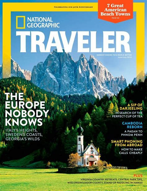 National Geographic Traveler Is Available To Read In The Social Science