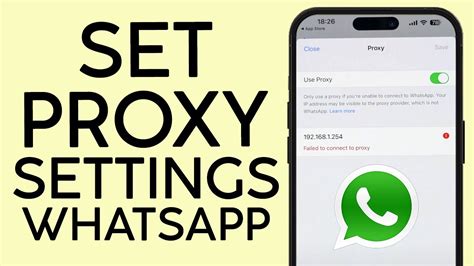 How To Setup Proxy Settings On Whatsapp Proxy Settings Whatsapp New