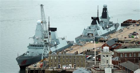 royal navy s most powerful warships all in same port at same time mirror online