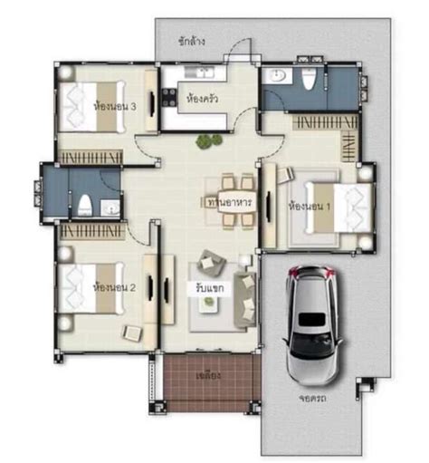 3 Bedroom Floor Plan With Dimensions In Meters Review