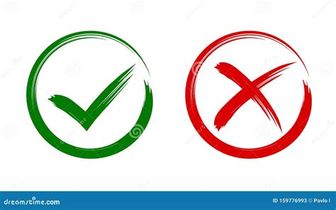 Znaki Zaznaczenia Znaczniki Osi I Krzyżyka Zielony Znacznik Wyboru OK