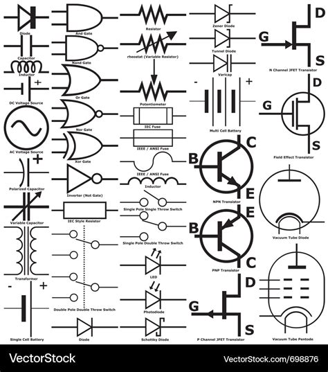 Symbols For Electronic Schematics