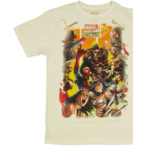 Marvel Vs Capcom Marvel Vs Capcom 3 Sides T Shirt Sheer