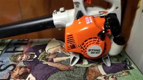 To reduce the risk of serious or fatal injury from breathing toxic fumes, never start or run the blower indoors or in poorly ventilated locations. STIHL BG 50 BLOWER ..FIRST LOOK - YouTube