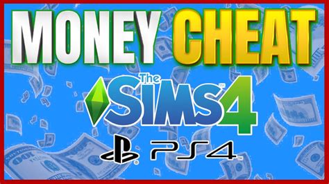Money Cheat For The Sims 4 On Ps4 Youtube