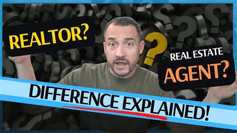 Ever Wonder Real Estate Agent Vs Realtor Whats The Difference Youtube